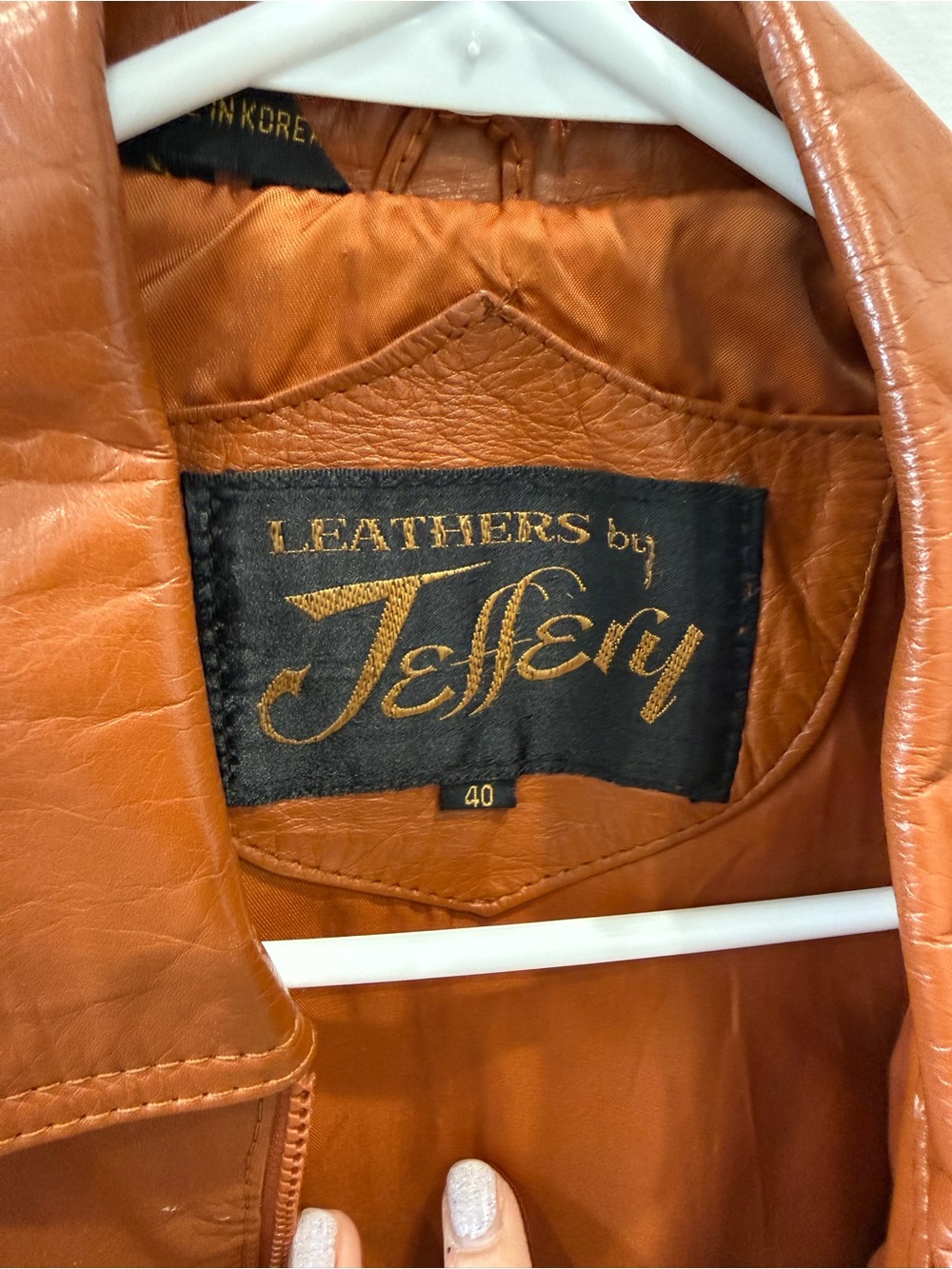 Leathers by Jeffery 100% Leather Bomber Jacket - Picture 3 of 8